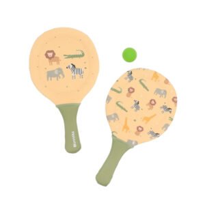 PALAS DE PLAYA NEOPRENO WILD ANIMALS CON PELOTA TUTETE