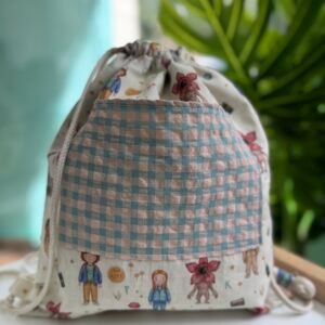 MOCHILA SACO CP STRANGER THINGS BEIGE