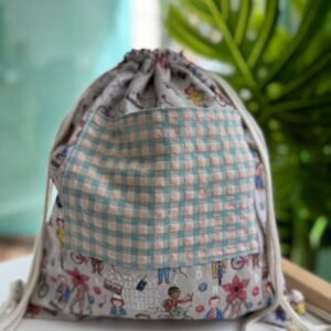 MOCHILA SACO CP STRANGER THINGS GREY