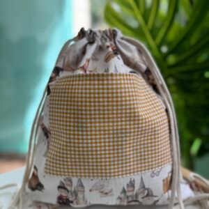 MOCHILA SACO CP HARRY POTTER WHITE