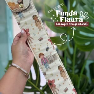 FUNDA FLAUTA CP STRANGER THINGS BEIGE
