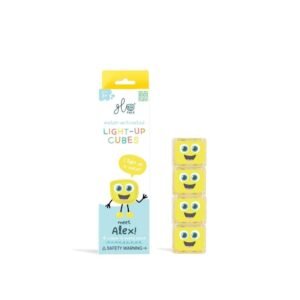 4 CUBOS LUZ  LUZ ALEX - AMARILLO KIDS GLOPALS