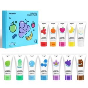 PINTURA DE DEDOS PERFUMADA (12 UD.) KIDS JARMELO