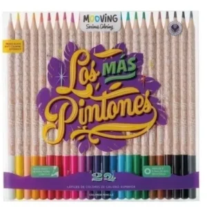 COLORING - LAPICES DE COLORES X 24 MOOVING