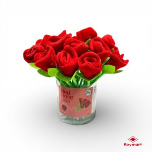 BOLIGRAFOS PVC RED ROSA DE TELA