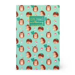 Cuaderno a Rayas B5 con Portada Rígida Ilustrada - Hedgehog LEGAMI