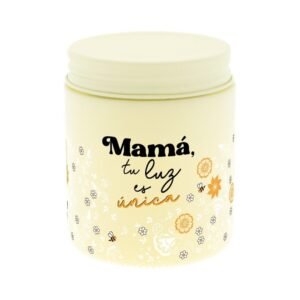 VELA AROMÁTICA / CANDLE - YELLOW - MAMÁ, TU LUZ ES ÚNICA