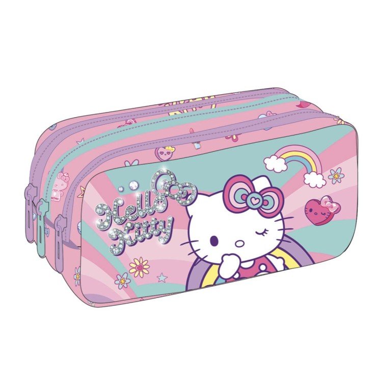 b_5907360010258-plumier-primus-hello-kitty-coolpac ESTUCHE TRIPLE HELLO KITTY COOLPACK - Imagen 1