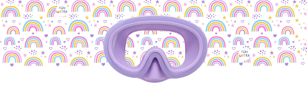 12012026165857.Copia_de_Junior_mask_rosa__arcoiris GAFAS JUNIOR MORADAS CON TURBANTE ARCOIRIS FUNWATER - Imagen 1