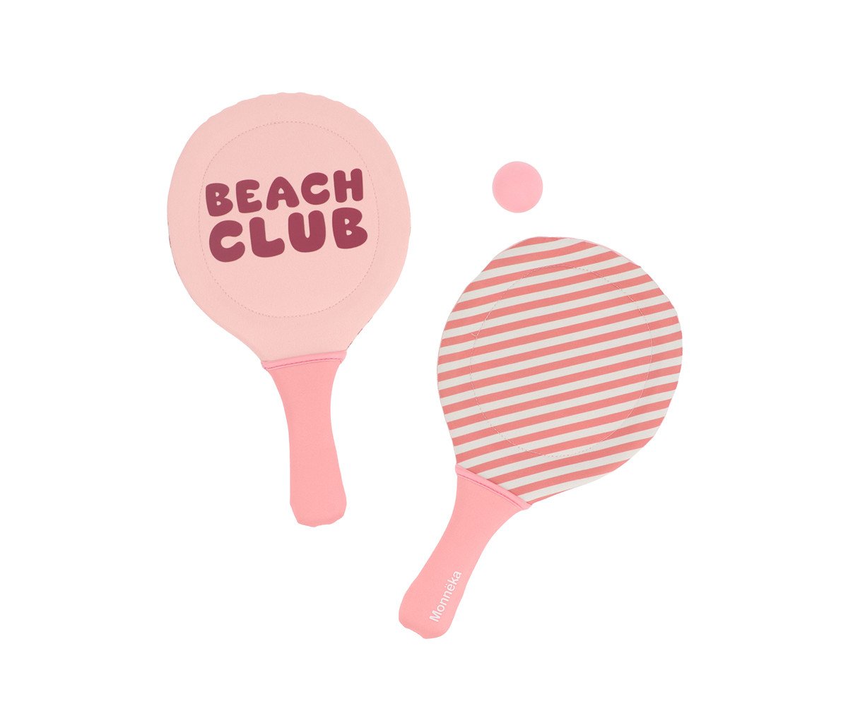 669313-1200x1000 PALAS DE PLAYA NEOPRENO STRIPES BLOOM & BLUSH CON PELOTA TUTETE - Imagen 1