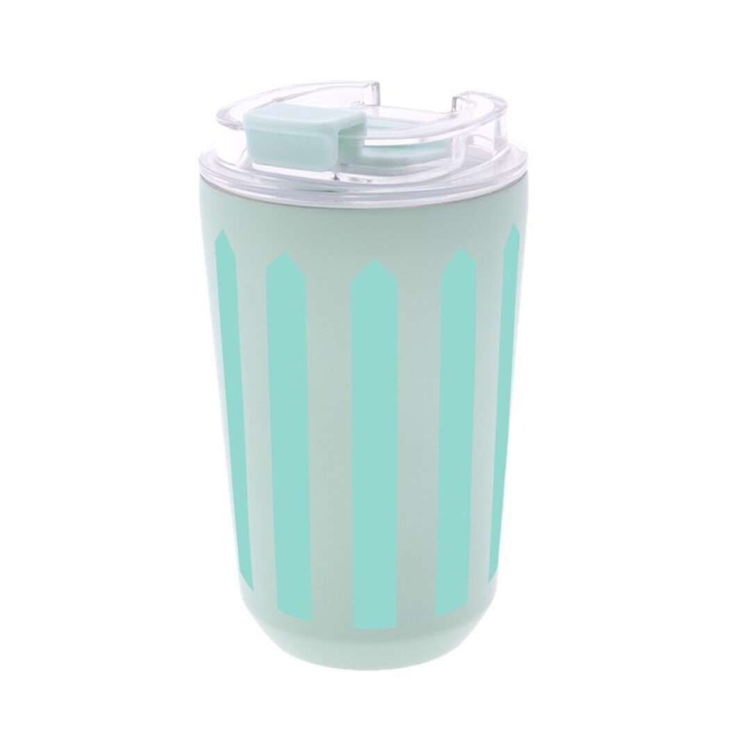 V42G00020463 VASOS TÉRMICOS 400ML MINT- CANDY LINES LOVELY STORY - Imagen 1