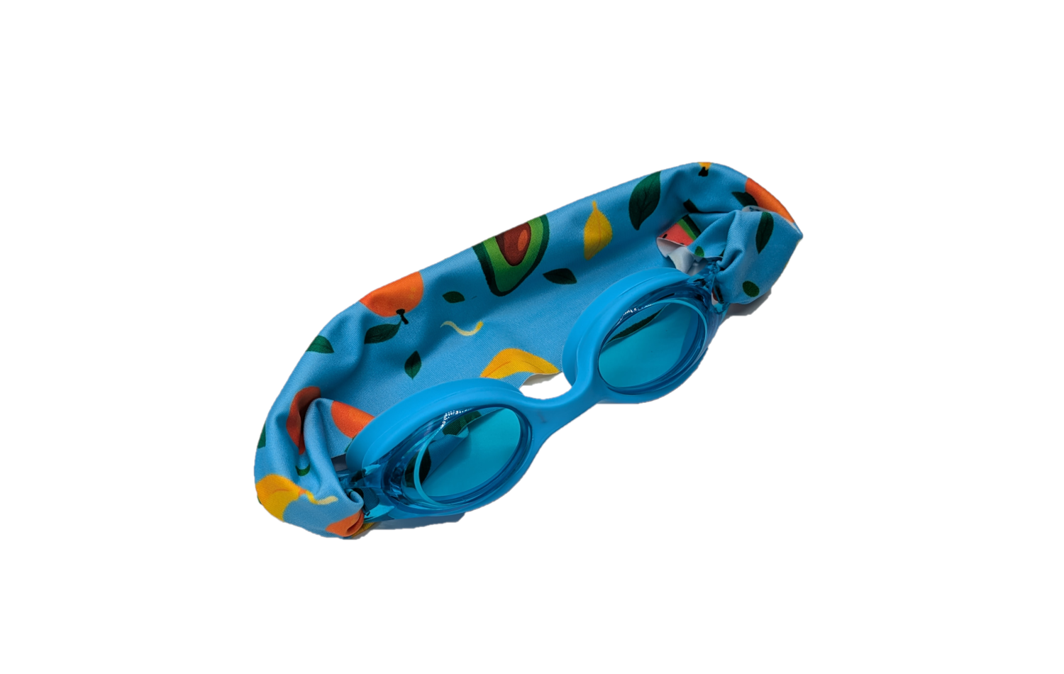12012026160709.Copia_de_frutas GAFAS INFANTILES AZUL CLARO CON TURBANTE FRUTAS FUNWATER - Imagen 1