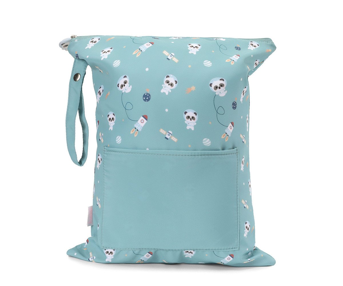 677166-1200x1000 BOLSA IMPERMEABLE GRANDE PANDAS IN SPACE PERSONALIZABLE TUTETE - Imagen 1
