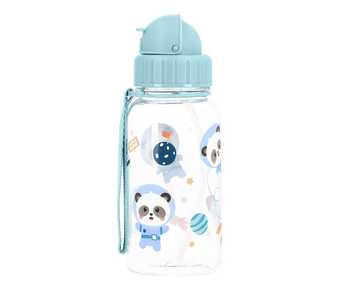 677317-1200x1000 BOTELLA PLÁSTICO PERSONALIZABLE PANDAS IN SPACE 500ML TUTETE - Imagen 1
