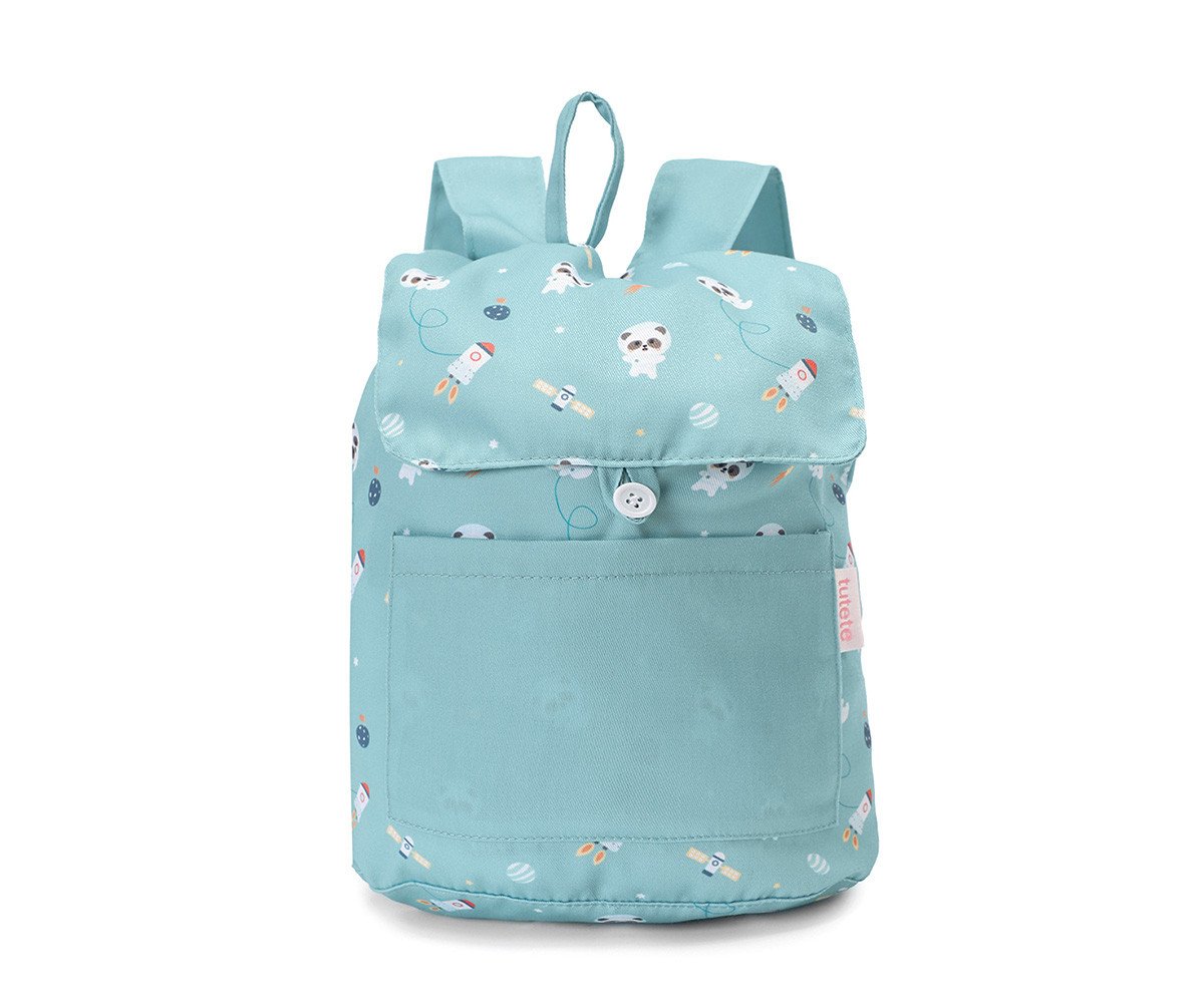 677815-1200x1000 MOCHILA TELA PEQUEÑA PANDAS IN SPACE PERSONALIZABLE TUETE - Imagen 1