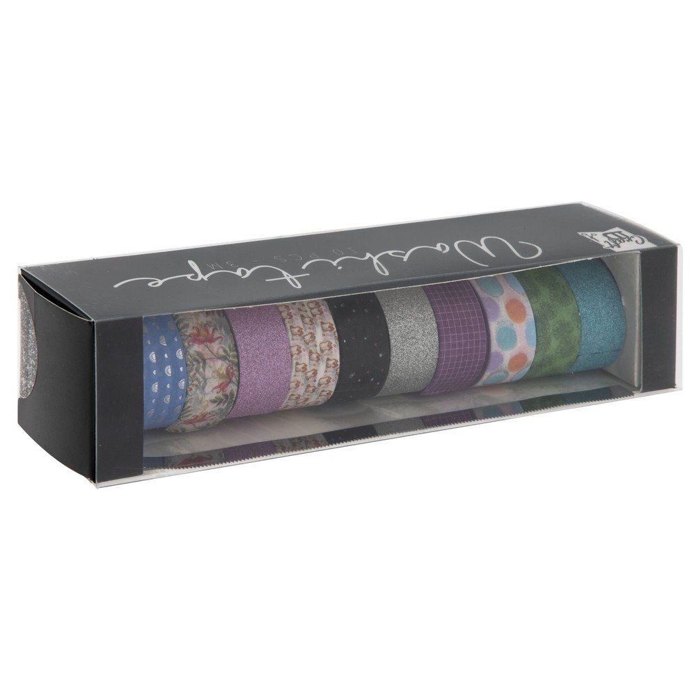 872025714145_02 SET 10 PIEZAS WASHI TAPE 1,5 CM X 3 M 2 - Imagen 1