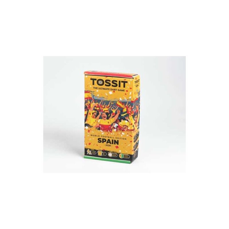 tossit-7-dardos-silicona-mundial-futbol-espana TOSSIT 7 DARDOS SILICONA MUNDIAL FÚTBOL ESPAÑA - Imagen 1