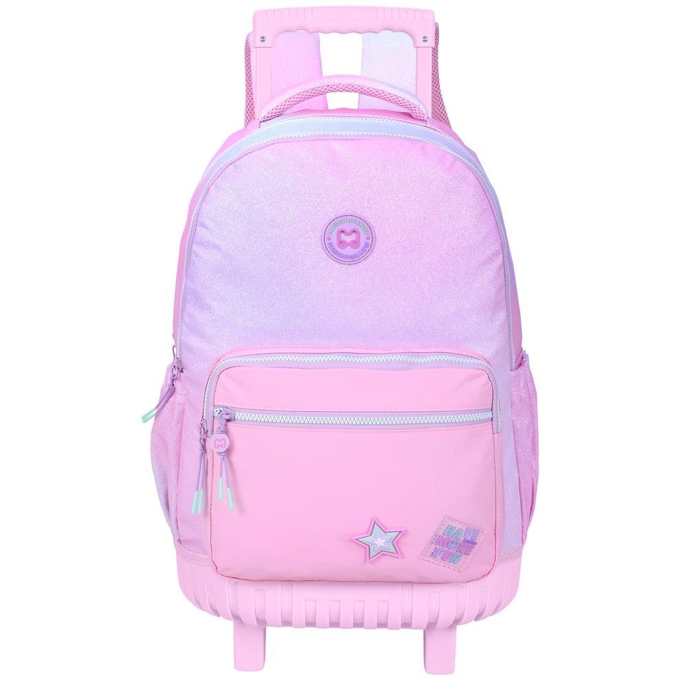 560520_03 MOCHILA CON CARRO ESCOLAR DOBLE SPOTLIGHT 43X33CM - Imagen 1