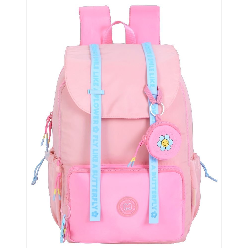 8264533355_03 - copia MOCHILA ESCOLAR DOBLE CON SOLAPA PEACHY 42X32CM - Imagen 1