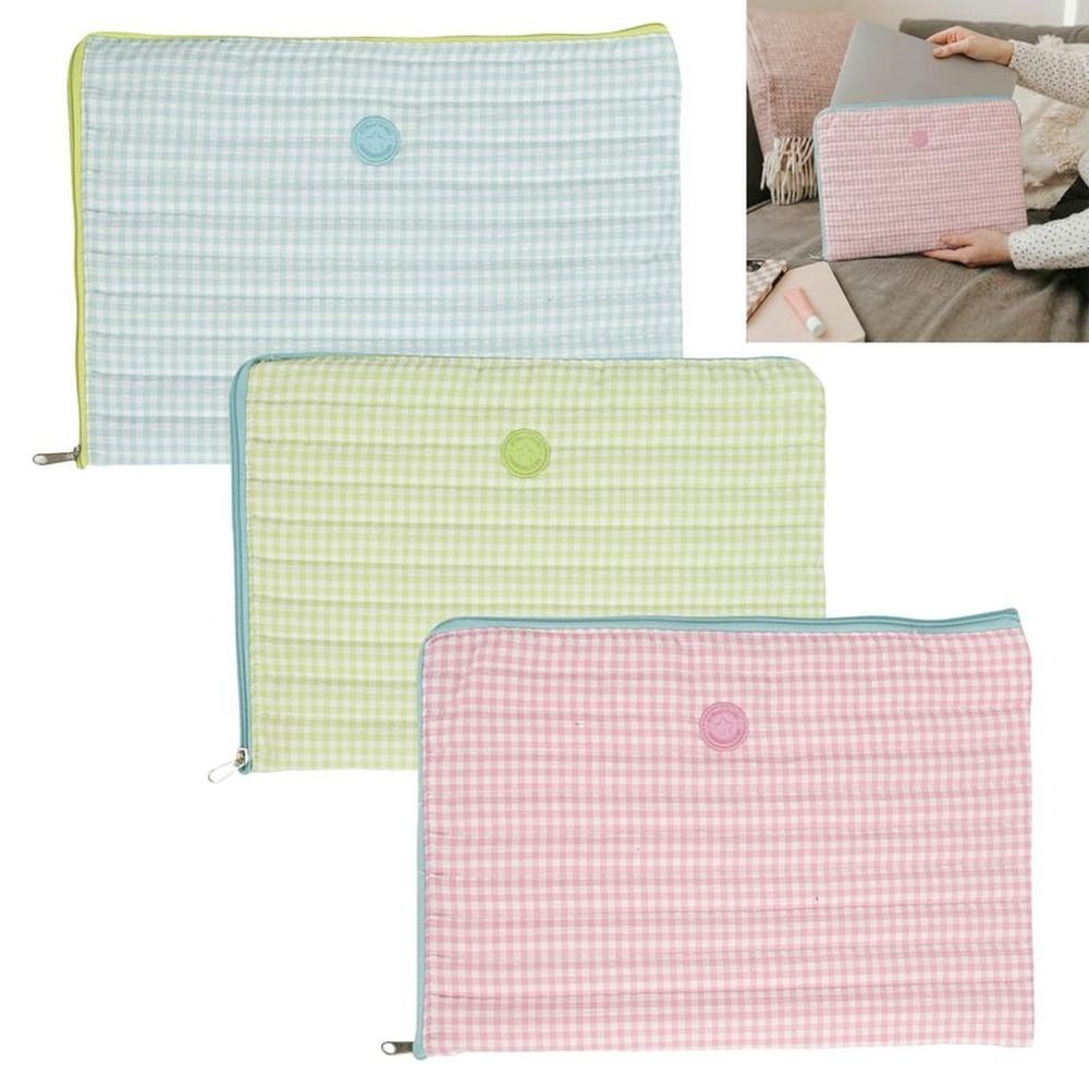 8429772_03 FUNDA PORTATIL 14 PULGADAS VICHY SURTIDOS STELLA - Imagen 1