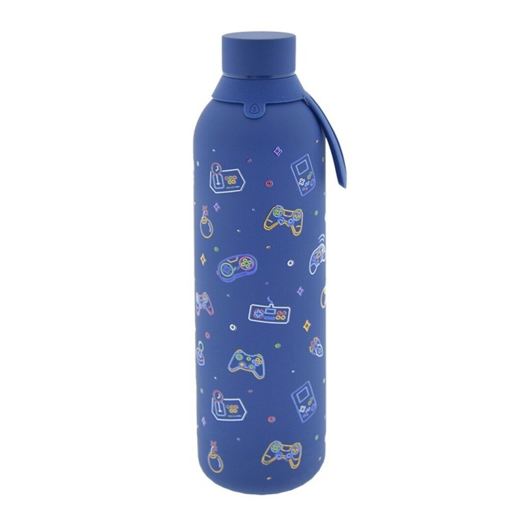 V42G00017914 BOTELLA TÉRMICA 750ML NEON GAMER - MAZARINE LOVELY STORY - Imagen 1