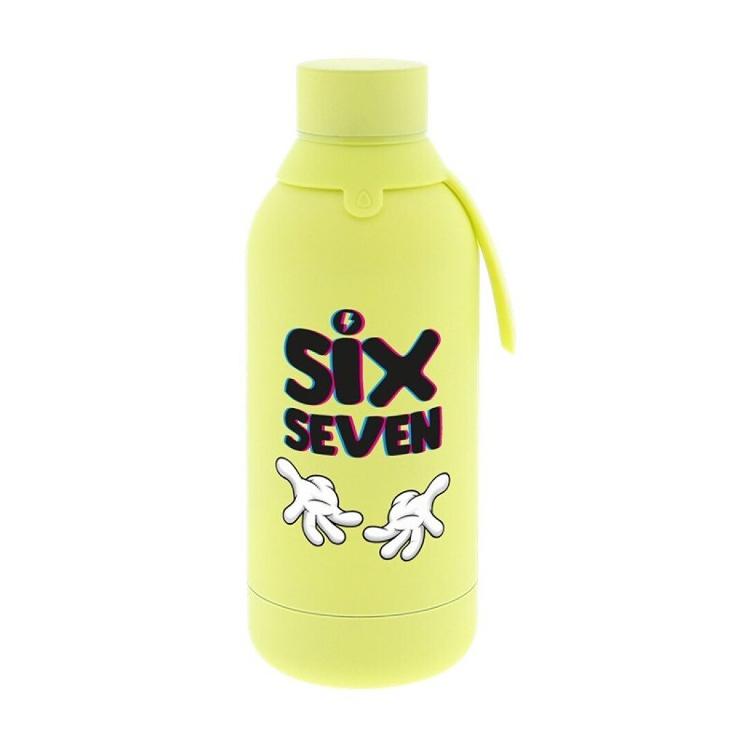 V42G00020653 BOTELLA TÉRMICA 500ML PISTACCIO SIX SEVEN LOVELY STORY - Imagen 1