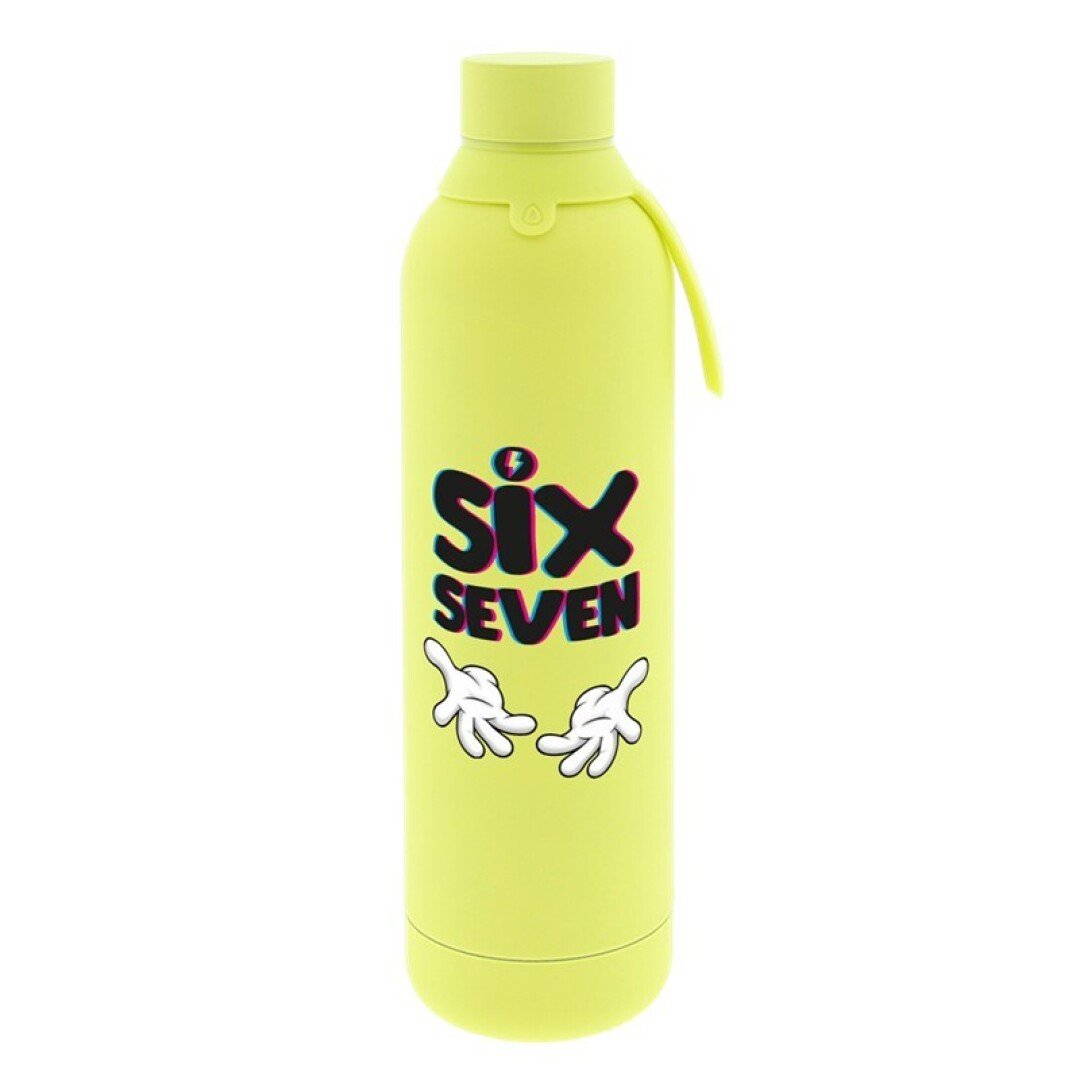 V42G00020655 BOTELLA TÉRMICA 750ML PISTACCIO - SIX SEVEN LOVELY STORY - Imagen 1