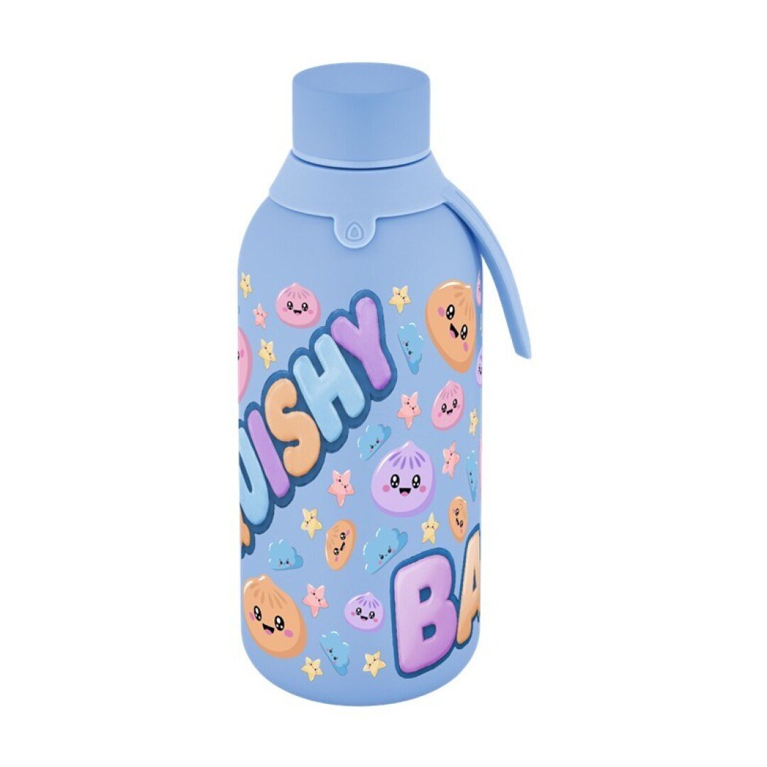 V42G00022504 BOTELLA TERMICA DOS TAPONES HERMETICOS BAO BLUE 500ML LOVELY STORY - Imagen 1
