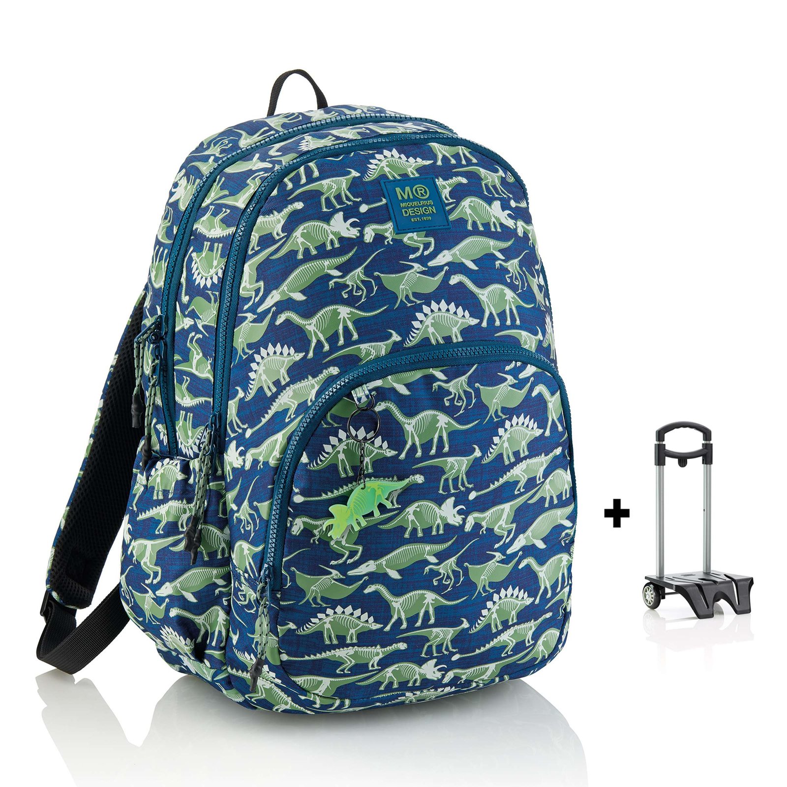 featured-9af025c53543c302d65d0fa47f98a6f9aa6f3f70_MR19779 MOCHILA ESCOLAR TRIPLE 41X28 OSLO FOSSIL + CARRO - Imagen 1