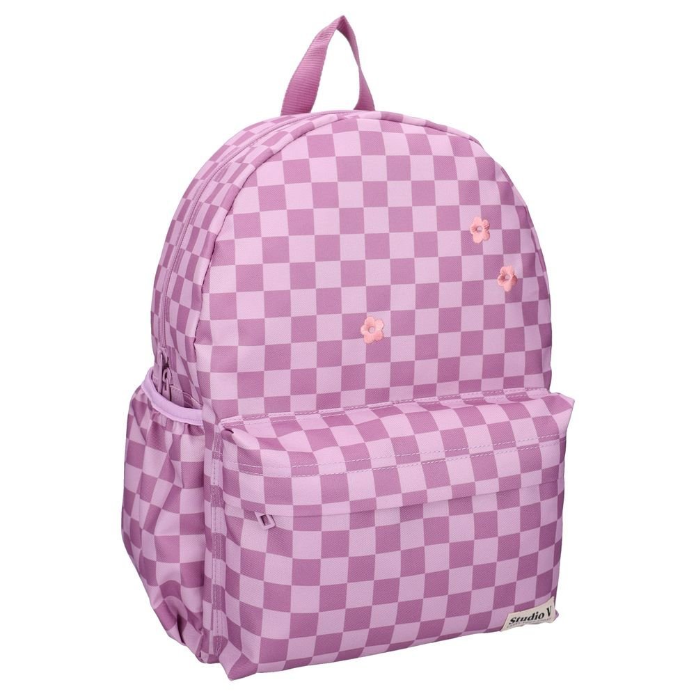 5600446729_01 MOCHILA ESCOLAR 39X29 BOLSILLOS FRONTAL Y LATERAL CHESS PIN - Imagen 1