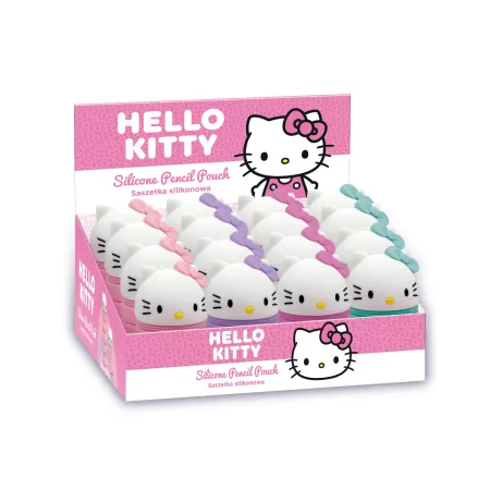 5907360010883 ESTUCHE CILINDRICO SILICONA HELLO KITTY - Imagen 1