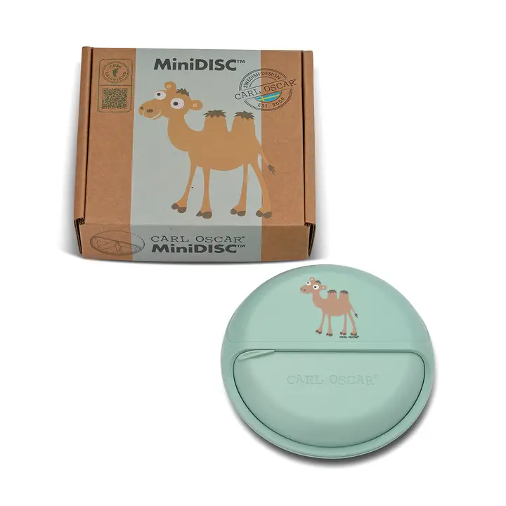f64dcd472bcddbd88602a0fa61ddd02d629f634c03b88aadf0cf37c6042214b5 CAJA DE ALMUERZO MINIDISC GREEN CAMEL - Imagen 1
