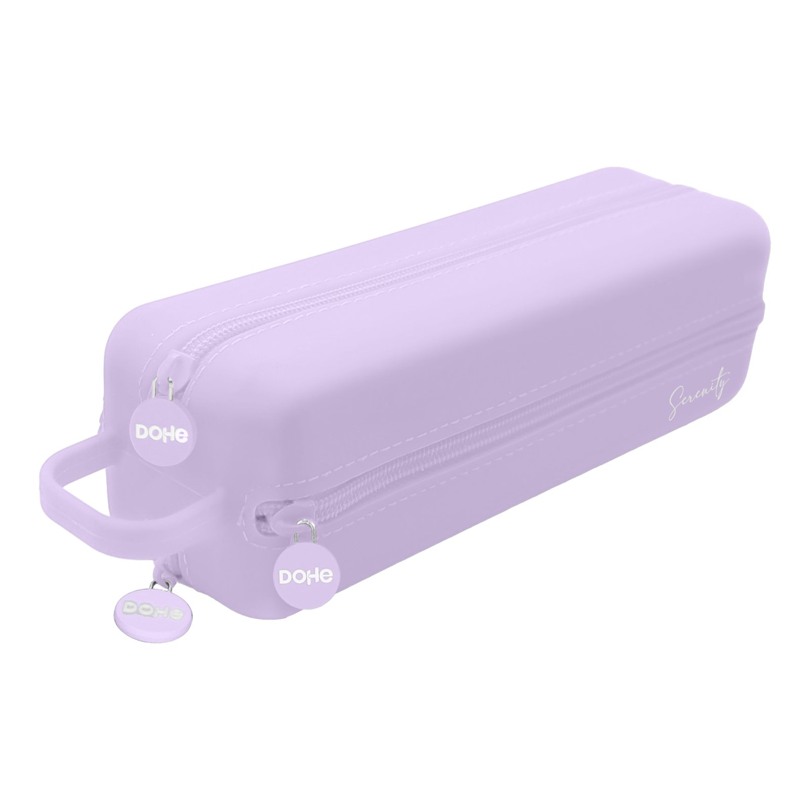 52283 PORTATODO DE SILICONA COLOR MALVA 4 CREMALLERAS DOHE - Imagen 1