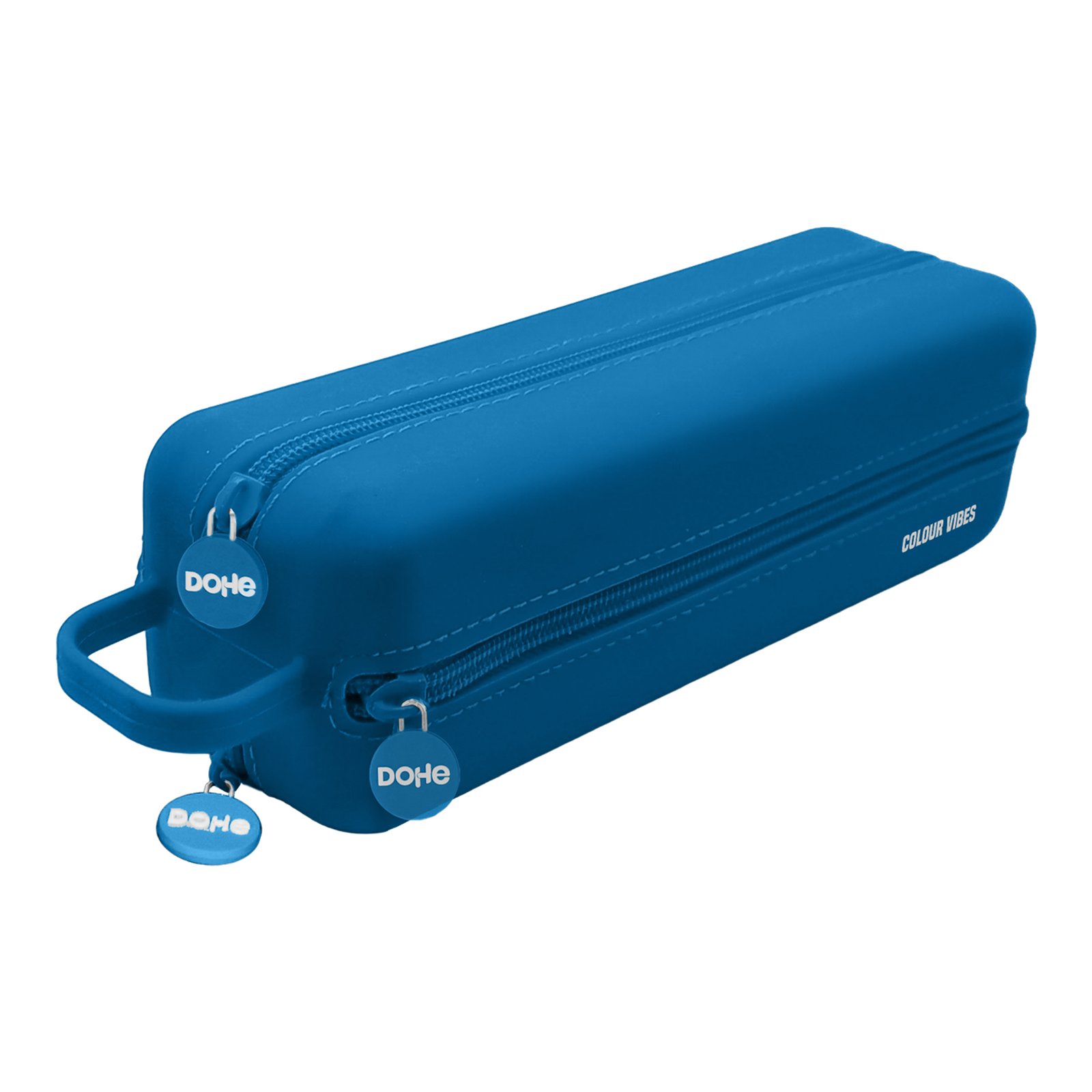 52303 PORTATODO DE SILICONA COLOR AZUL 4 CREMALLERAS DOHE - Imagen 1