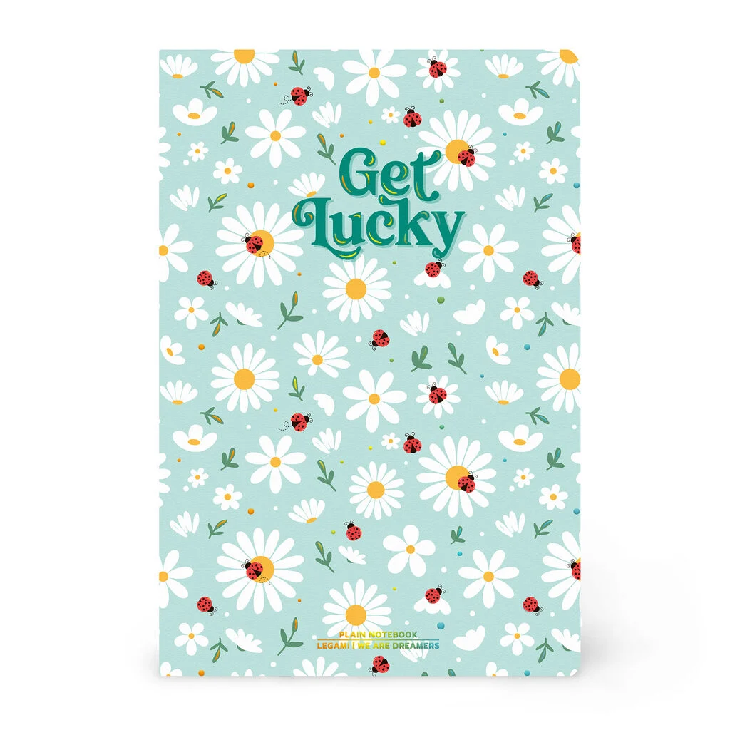 A5NOT0117_1 Cuaderno A5 rayado con tapa dura ilustrada - Mariquita legami - Imagen 1