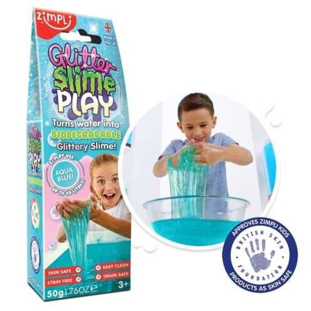 BZAE00005477 GLITTER SLIME PLAY AQUA 1x50 gr. ZIMPLI - Imagen 1