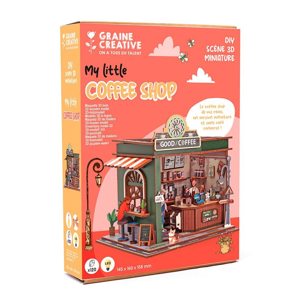 EAN_3532436510725-3-7 - copia MAQUETA MADERA 3D COFFEE SHOP CON LUZ CREATIVE - Imagen 1
