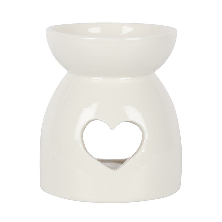 GA_25431,1 PORTAVELAS CON FORMA DE CORAZÓN BLANCO ST - Imagen 1