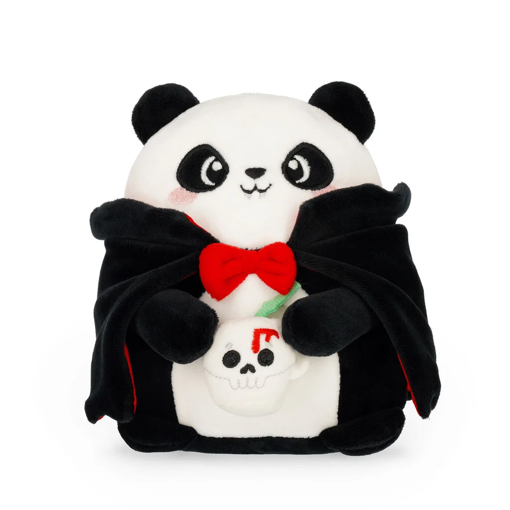 MSC0021_1 Peluche Panda "Bam-Boo" Halloween - Mini Super Soft! Legami - Imagen 1