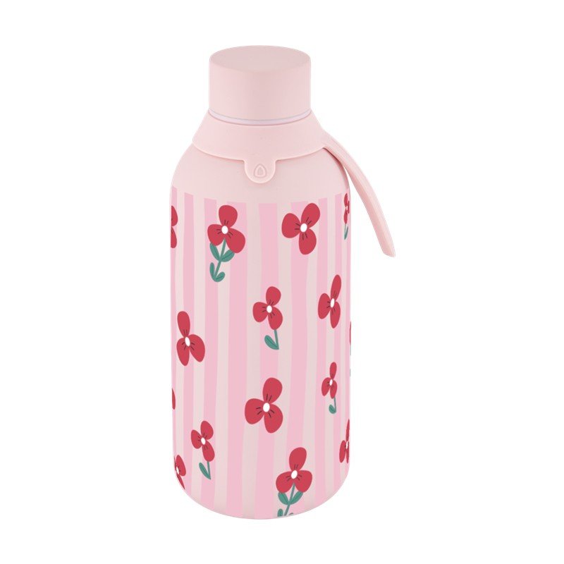 V42G00021807-04 BOTELLA TÉRMICA 500ML - ROSA - FLORAL PICNIC LOVELY STORY - Imagen 1