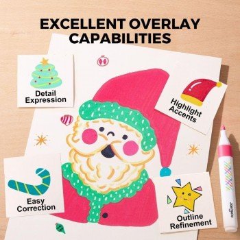 Rotuladores por capas lavables VIVID COLORED (12 ud.) Jarmelo - Imagen 4