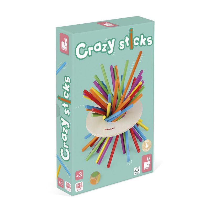 67178 JUEGO DE HABILIDAD CRAZY STICKS JANOB - Imagen 1