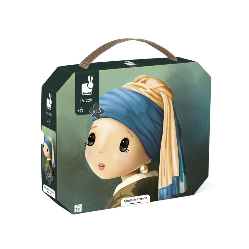 72200 PUZLE INSPIRADO EN VERMEER - 100 PIEZAS JANOB - Imagen 1