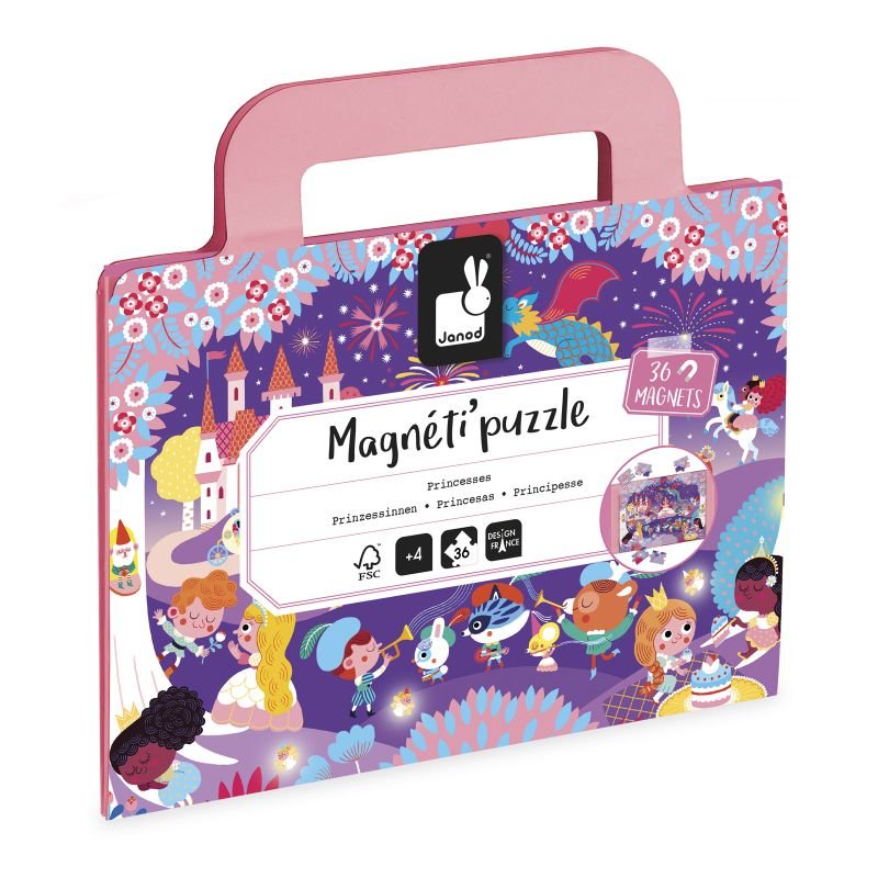 81389 MAGNETI'PUZZLES - PRINCESAS 36 PZ JANOD - Imagen 1