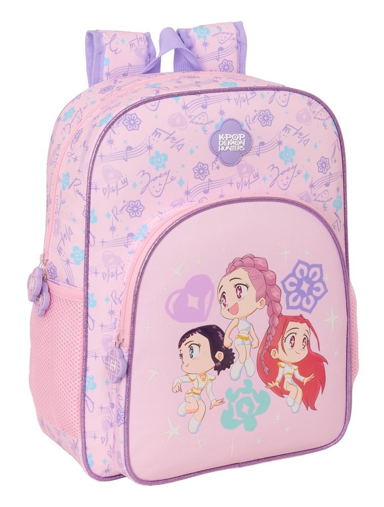 841268867262 MOCHILA JUNIOR ADAPT 38X32CM K-POP DEMON HUNTERS CHIBI - Imagen 1