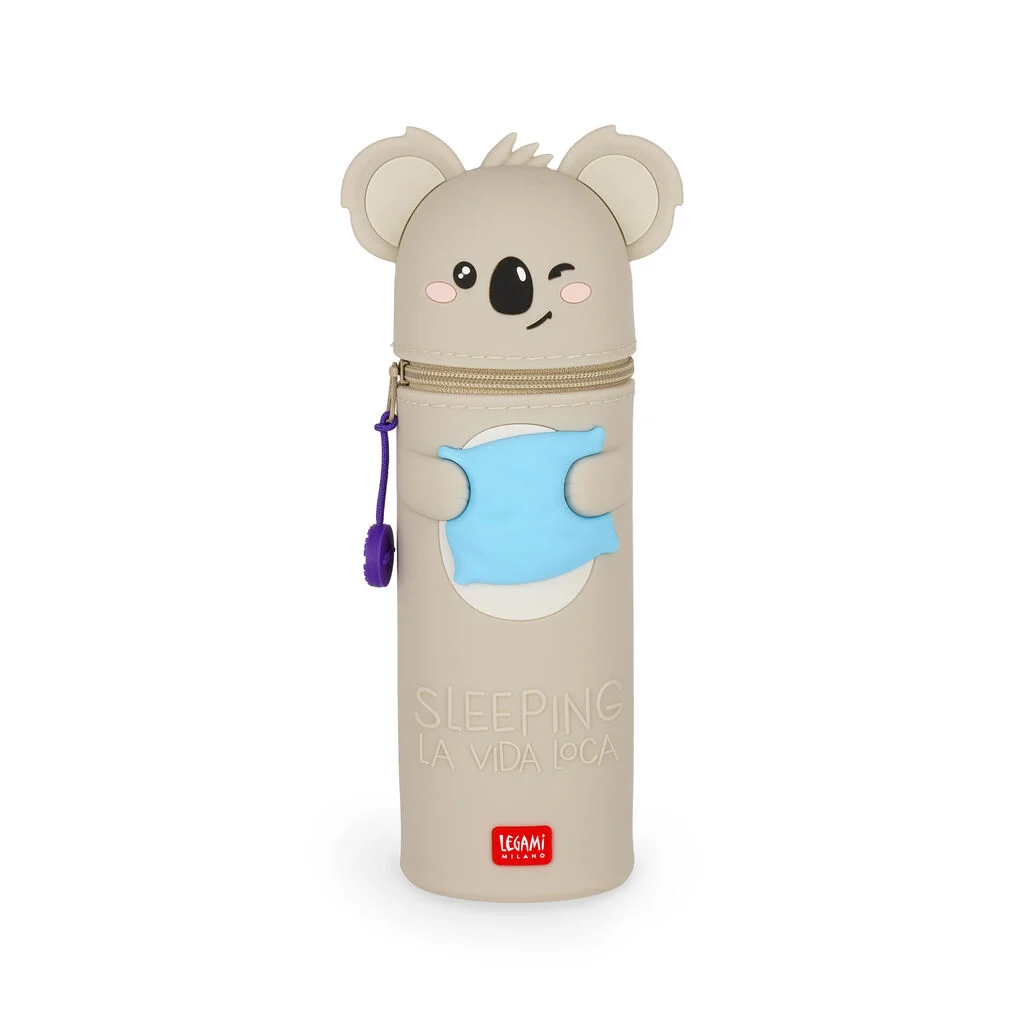 KA0028_1 Estuche 2 en 1 de Silicona Koala «Sleeping la Vida Loca» - Kawaii LEGAMI - Imagen 1