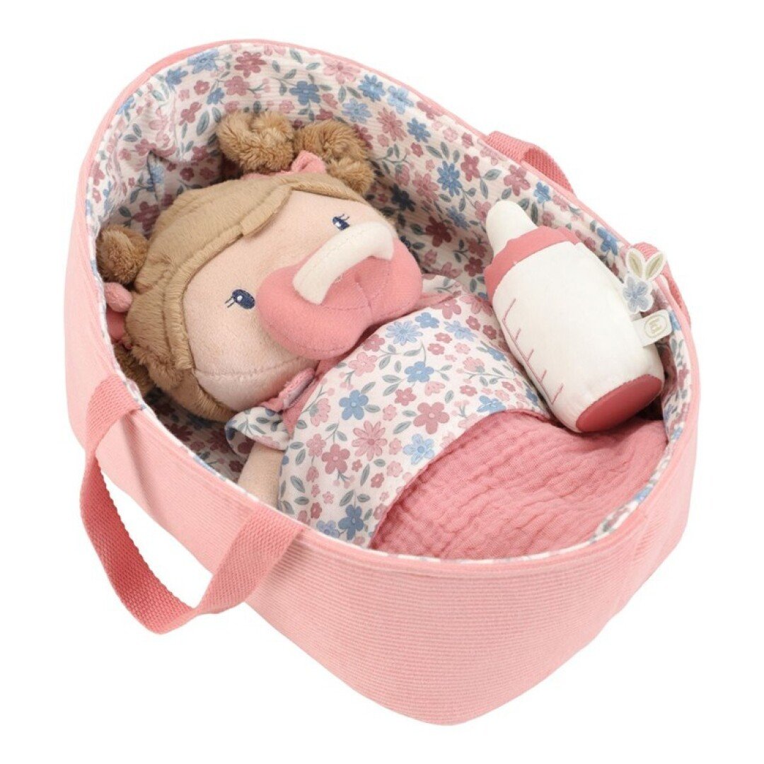 T8KY00019858 BEBÉ ROSA CANASTILLA LITTLE DUTCH - Imagen 1