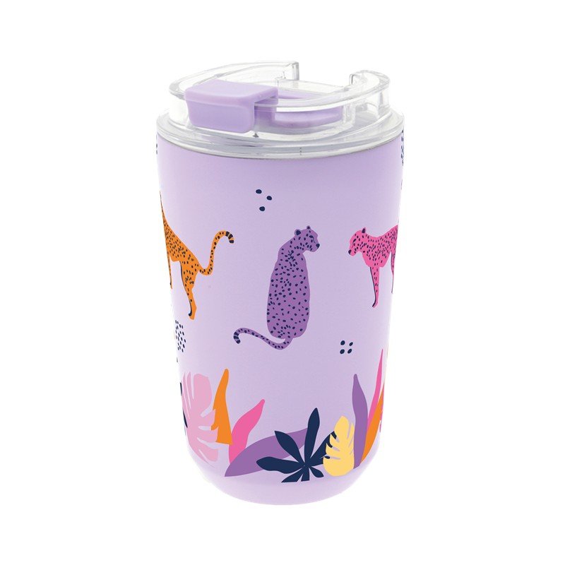 V42G00020179-10 VASOS TÉRMICOS INT. CERAMICO 400ML LILAC - WILD & FREE LOVELY - Imagen 1