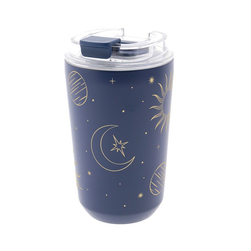 V42G00020184-10 VASOS TÉRMICOS INT. CERAMICO 400ML - DARK BLUE - COSMIC ENERGY LOVELY - Imagen 1