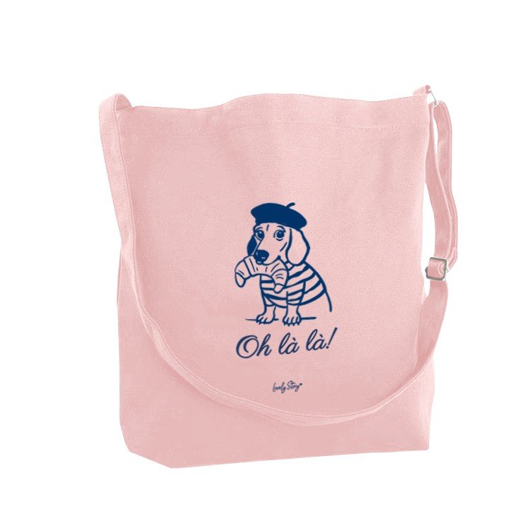 V42G00021139-10 BOLSA DE TELA / TOTE BAGS - PINK - OH LÀ LÀ! LOVELY - Imagen 1